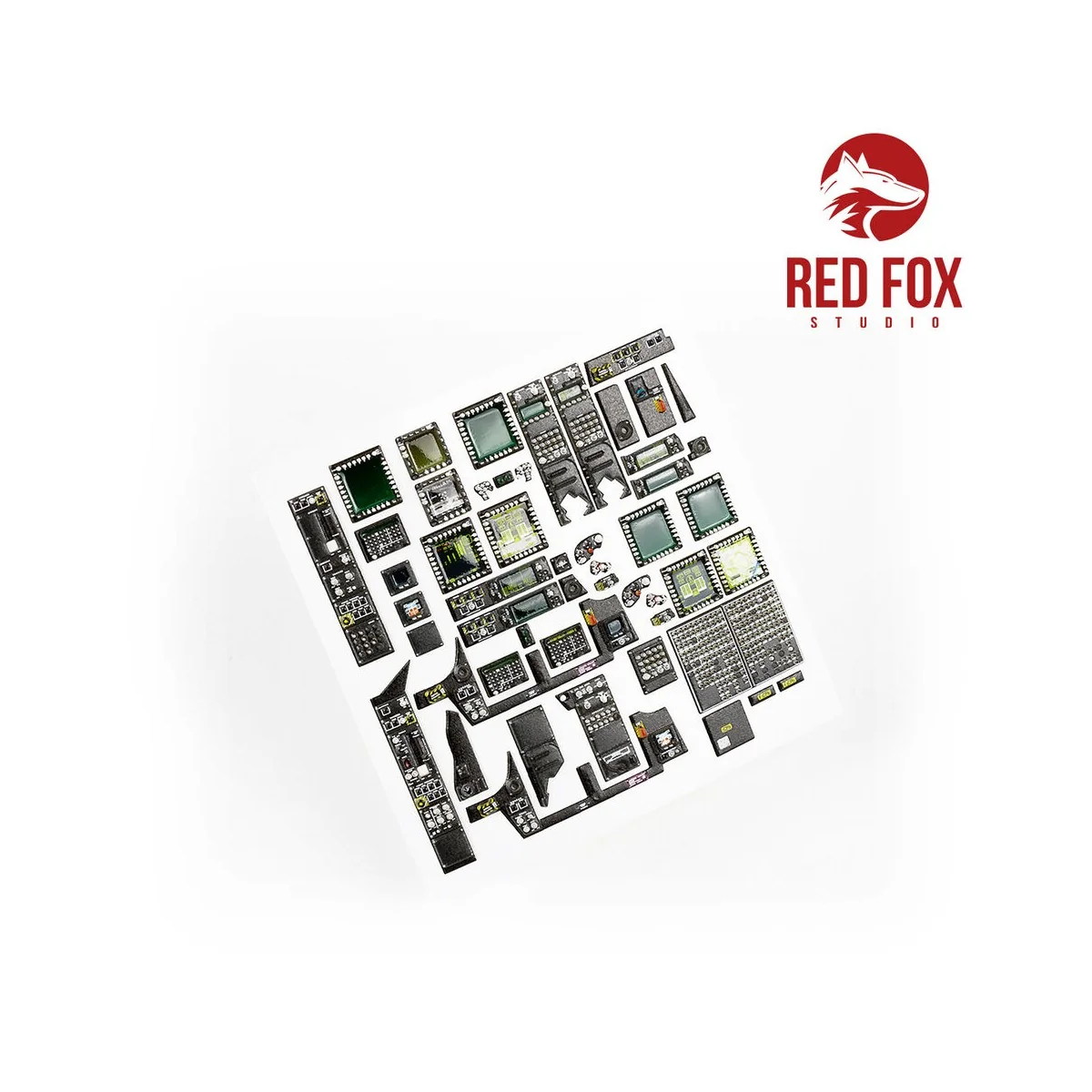 1/35 AH-64E Apache (for Takom kit), 1/35 - Red Fox Studio RFSQS-35025