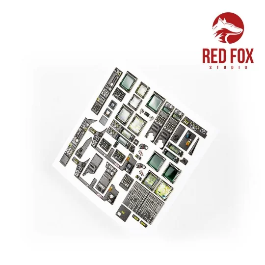 1/35 AH-64E Apache (for Takom kit) - Red Fox Studio RFSQS-35025