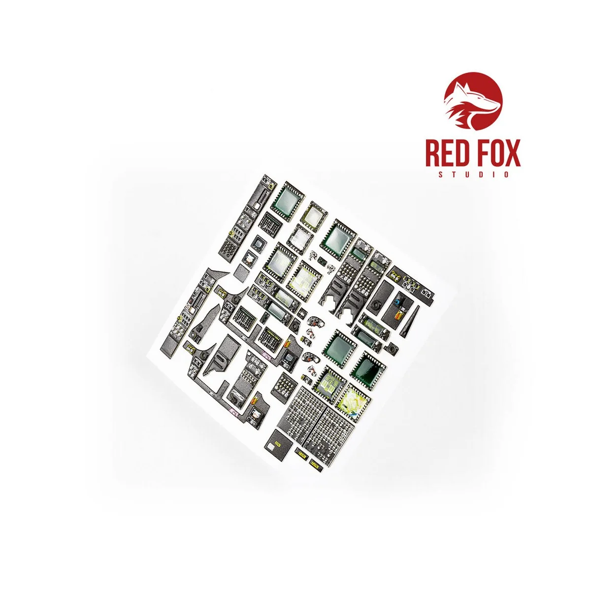 1/35 AH-64E Apache (for Takom kit) - Red Fox Studio RFSQS-35025