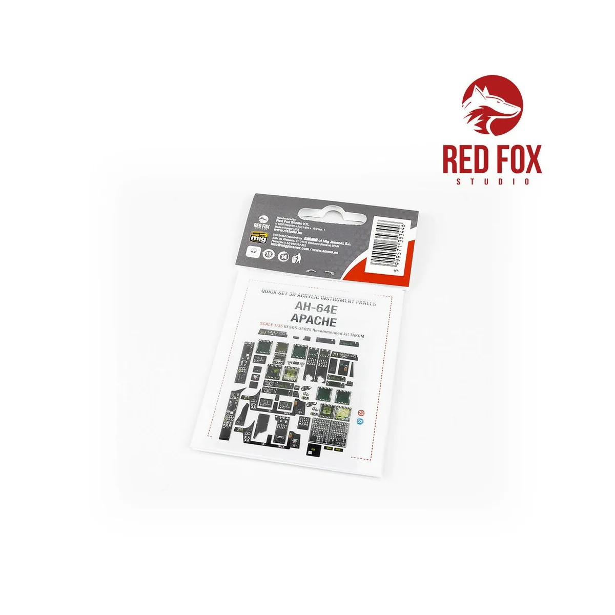 1/35 AH-64E Apache (for Takom kit), 1/35 - Red Fox Studio RFSQS-35025
