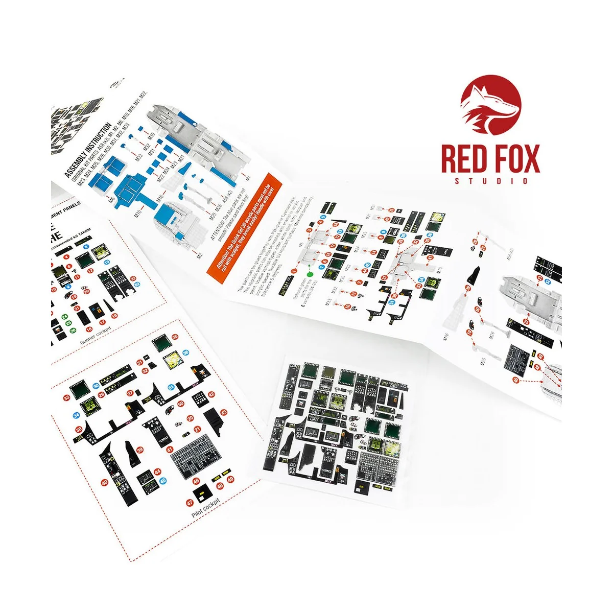 1/35 AH-64E Apache (for Takom kit) - Red Fox Studio RFSQS-35025