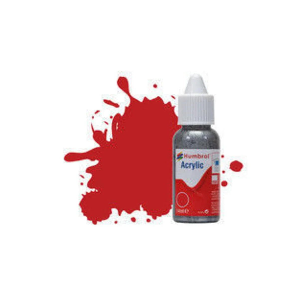 HUMBROL ACRYLIC DROPPER BOTTLE 14ML No 60 Scarlet - Matt - Humbrol ...