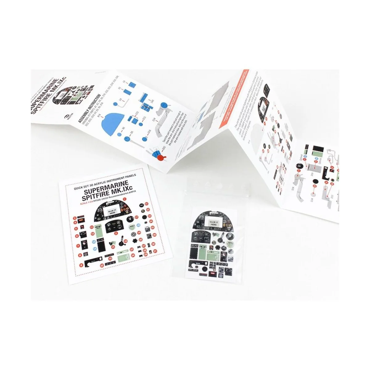 Supermarine Spitfire Mk.Ixc (for Airfix kit), 1/24 - Red Fox Studio...