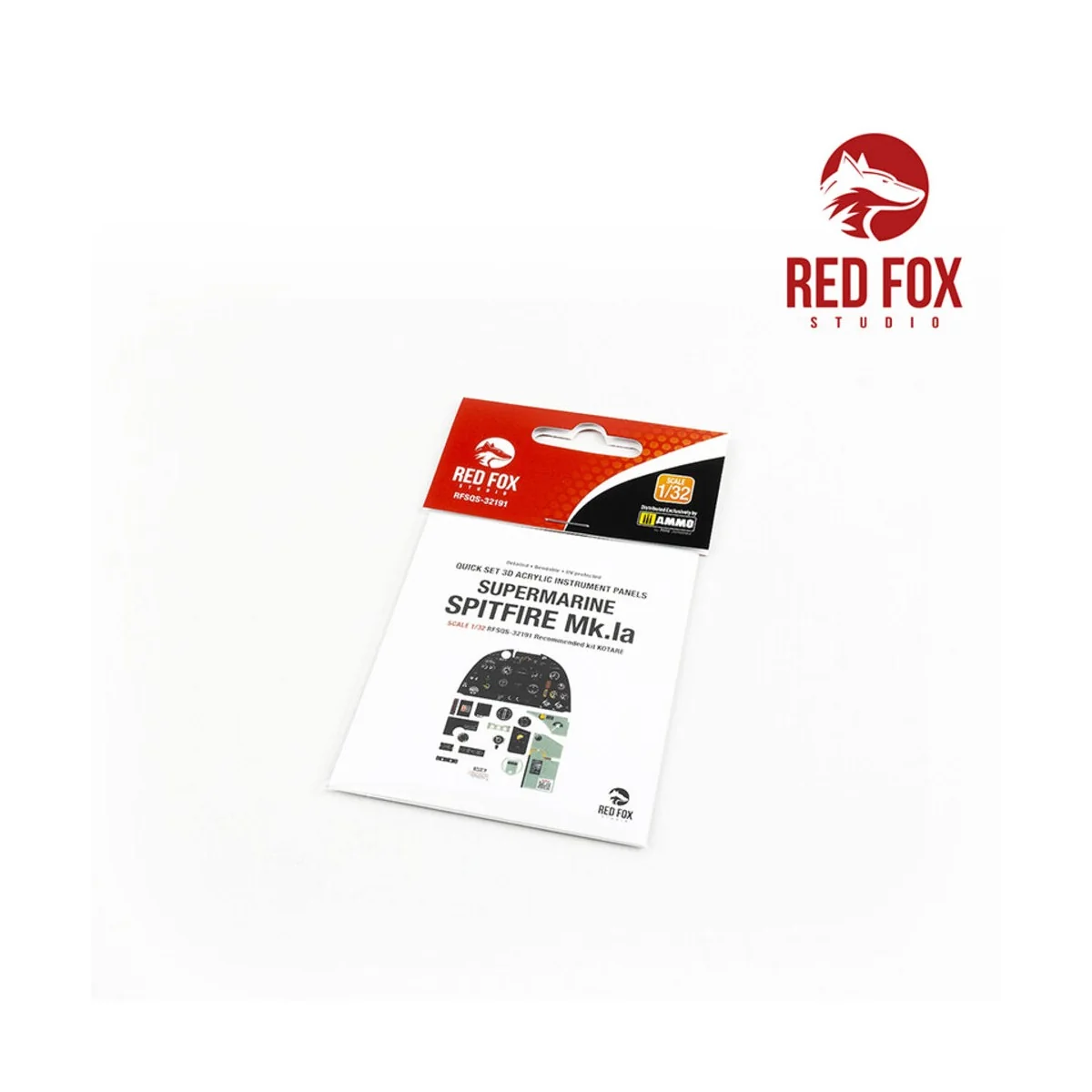 1/32 Supermarine Spitfire Mk.Ia (for Kotare kit), 1/32 - Red Fox St...