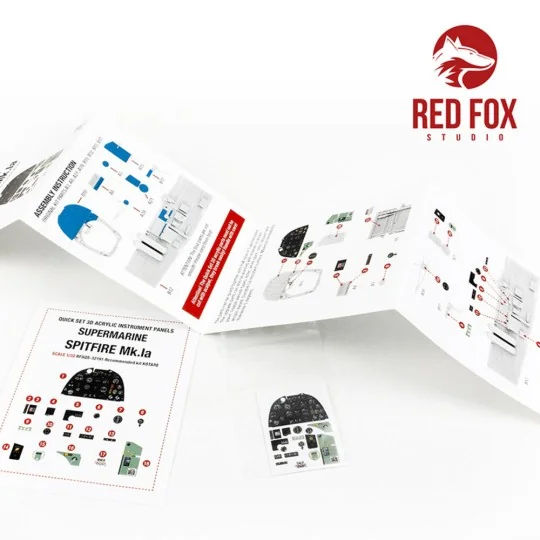 1/32 Supermarine Spitfire Mk.Ia (for Kotare kit) - Red Fox Studio R...