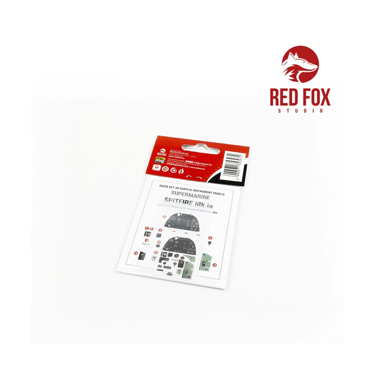 1/32 Supermarine Spitfire Mk.Ia (for Kotare kit) - Red Fox Studio R...