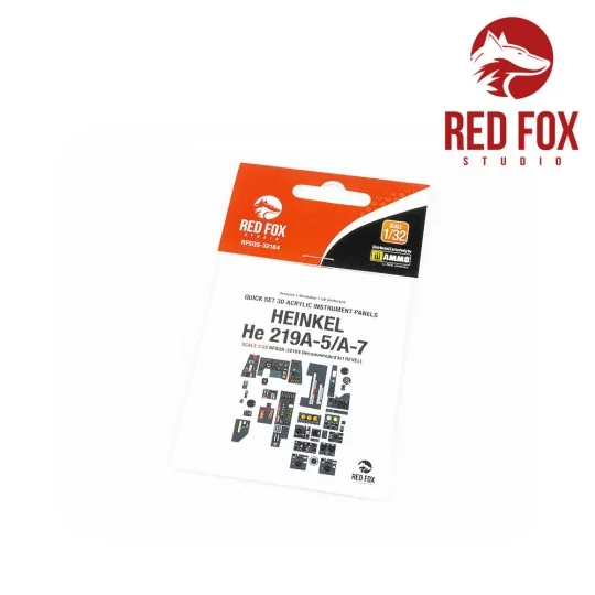 1/32 Heinkel He 219A-5/A-7 UHU (for Revell kit), 1/32 - Red Fox Stu...