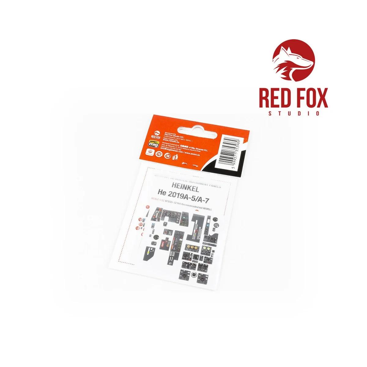1/32 Heinkel He 219A-5/A-7 UHU (for Revell kit), 1/32 - Red Fox Stu...