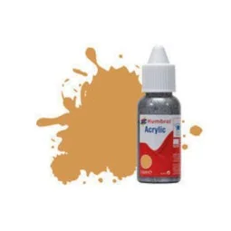 HUMBROL ACRYLIC DROPPER BOTTLE 14ML No 63 Sand - Matt - Humbrol DB0063