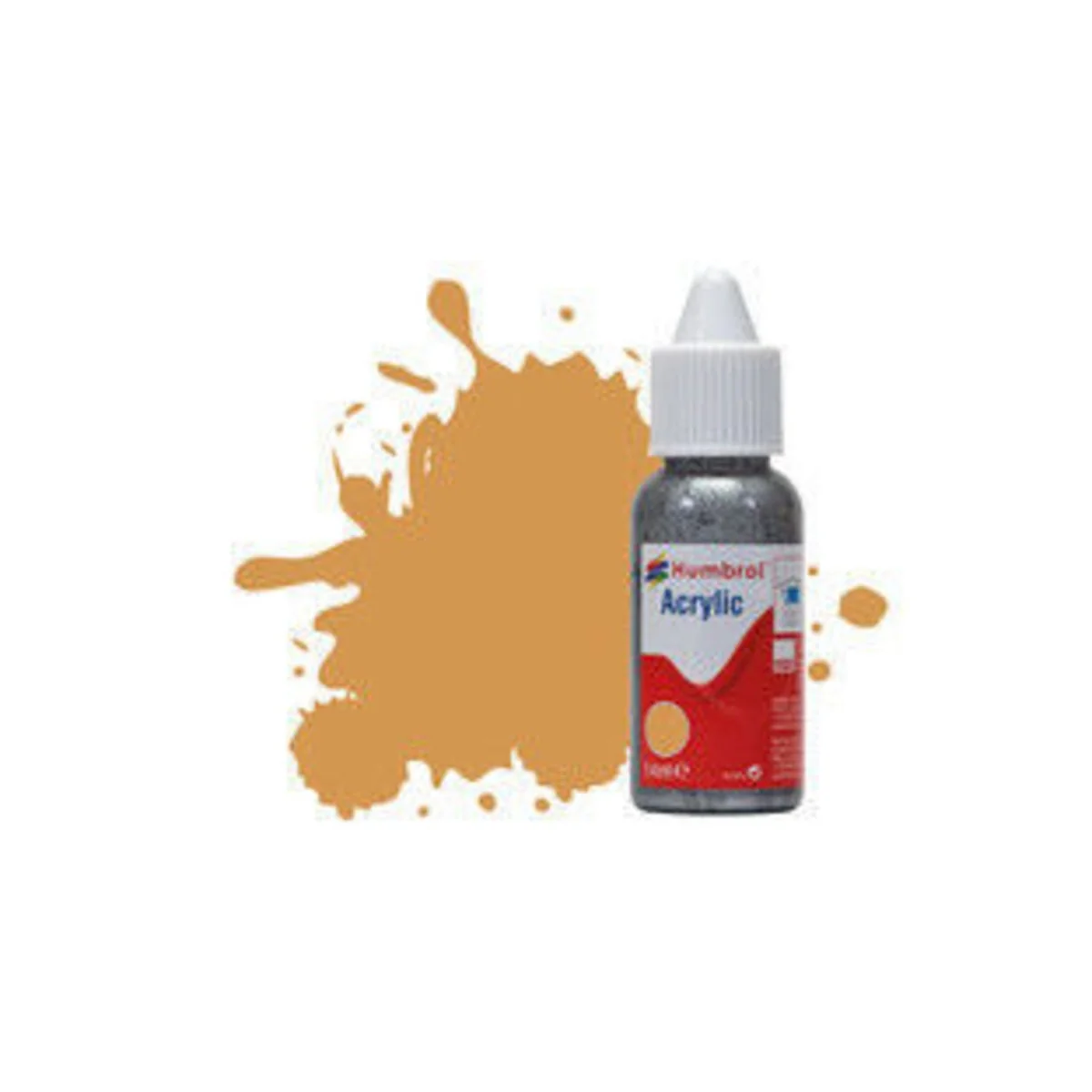 HUMBROL ACRYLIC DROPPER BOTTLE 14ML No 63 Sand - Matt - Humbrol DB0063