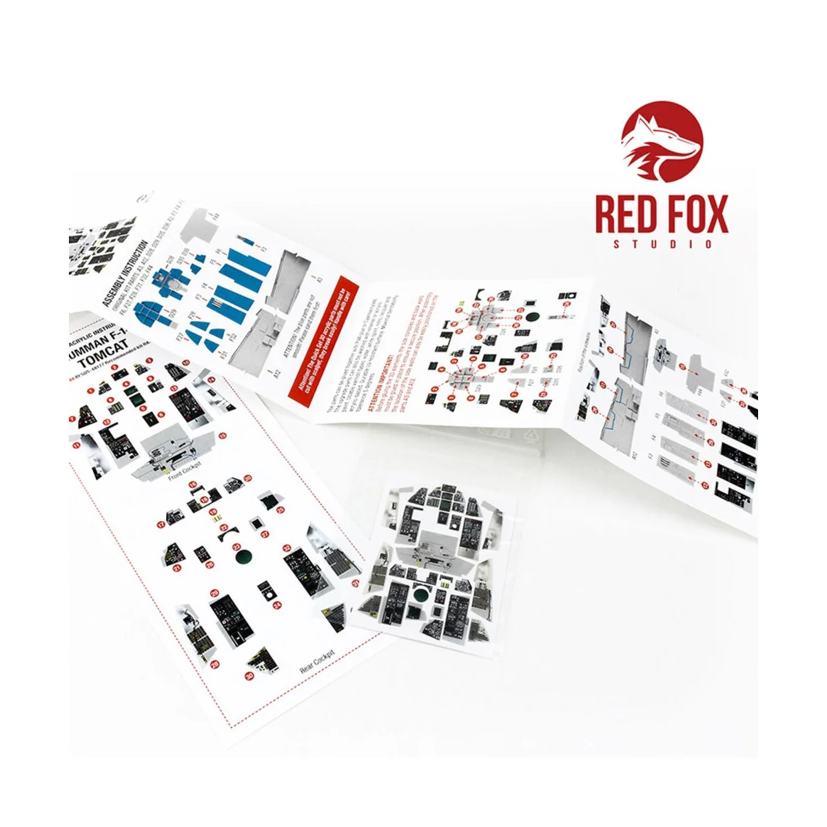 1/48 Grumman F-14A Tomcat (for Hasegawa kit) - Red Fox Studio RFSQS...