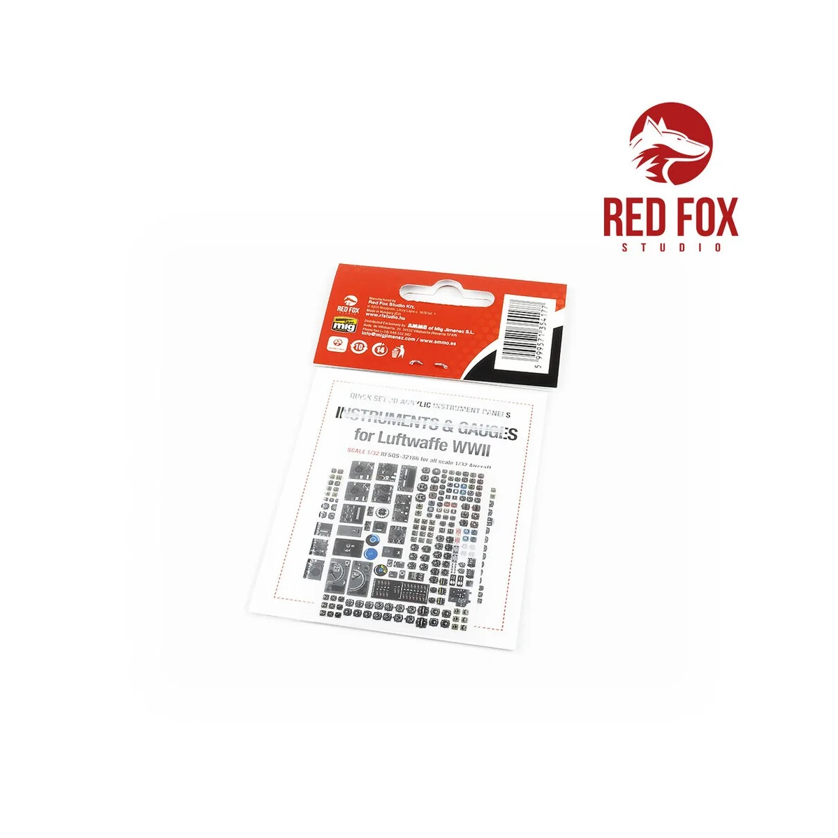 1/32 Instruments & gauges set for Luftwaffe WWII (Independent) - Re...