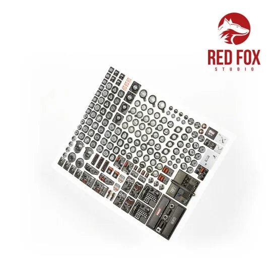 1/32 Instruments & gauges set for USAF WWII (Independent) - Red Fox...