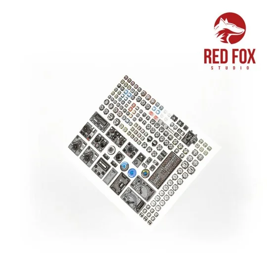 1/48 Instruments & gauges set for Luftwaffe WWII (Independent) - Re...