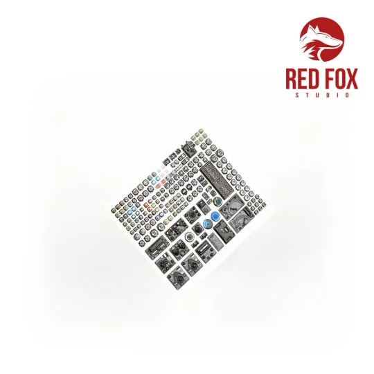 1/48 Instruments & gauges set for Luftwaffe WWII (Independent), 1/4...