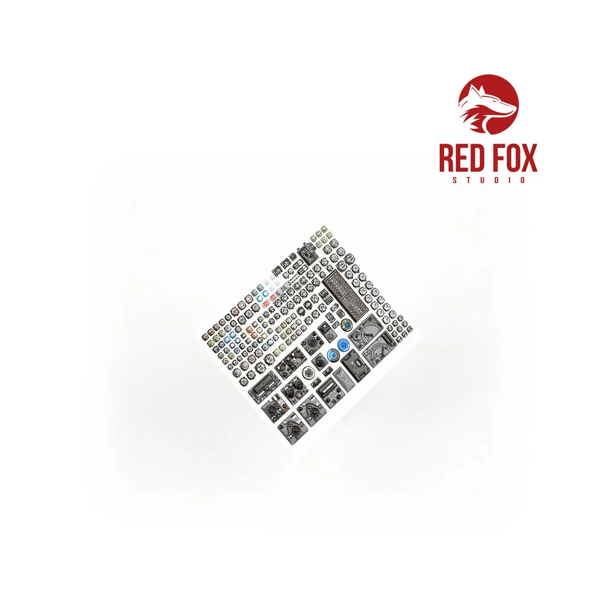 1/48 Instruments & gauges set for Luftwaffe WWII (Independent), 1/4...