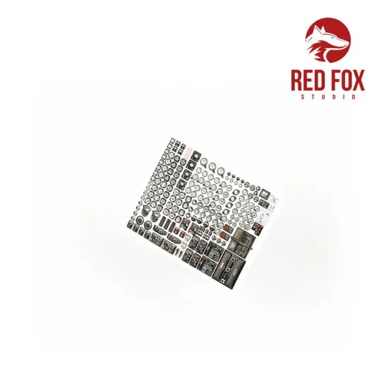 1/48 Instruments & gauges set for USAF WWII (Independent) - Red Fox...