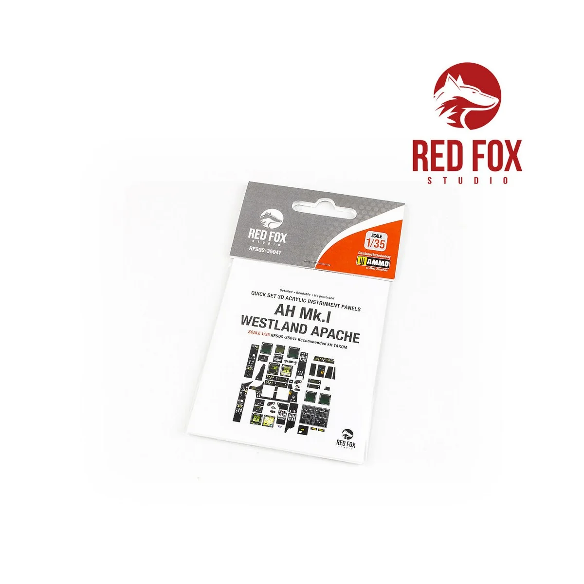 1/35 AH Mk.1 Westland Apache (for Takom kit), 1/35 - Red Fox Studio...
