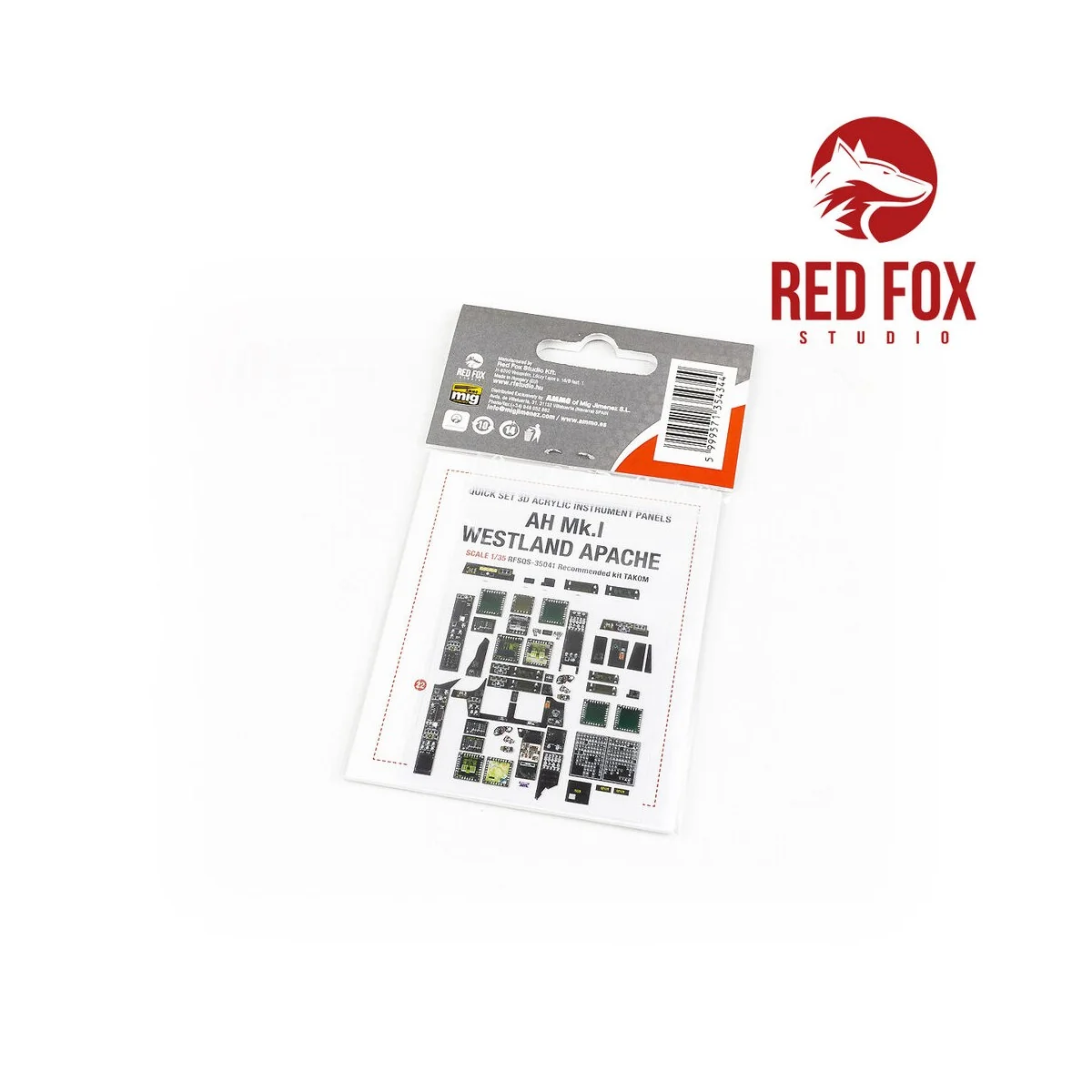 1/35 AH Mk.1 Westland Apache (for Takom kit) - Red Fox Studio RFSQS...