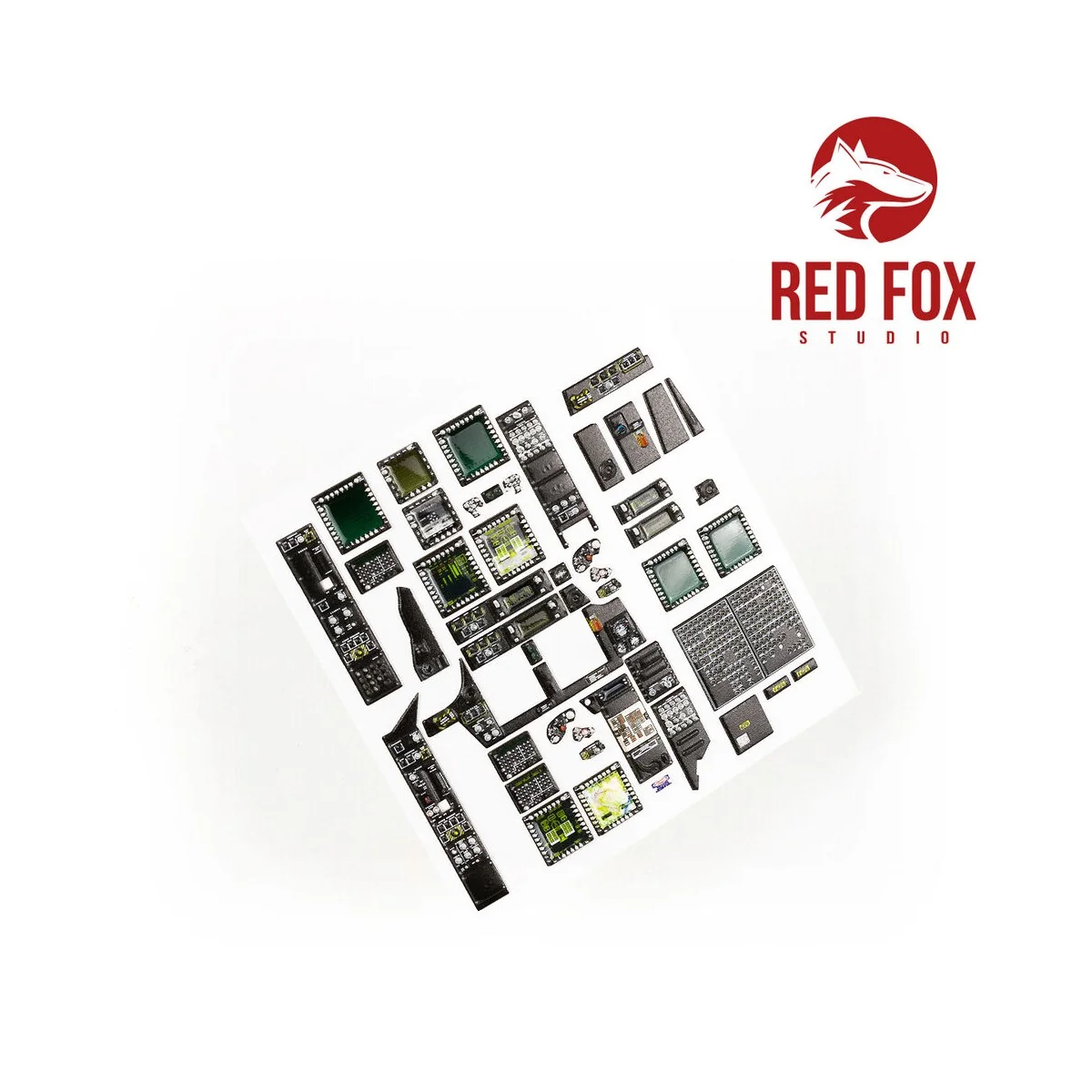 1/35 AH Mk.1 Westland Apache (for Takom kit) - Red Fox Studio RFSQS...