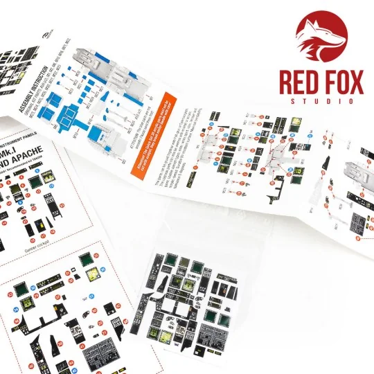 1/35 AH Mk.1 Westland Apache (for Takom kit), 1/35 - Red Fox Studio...