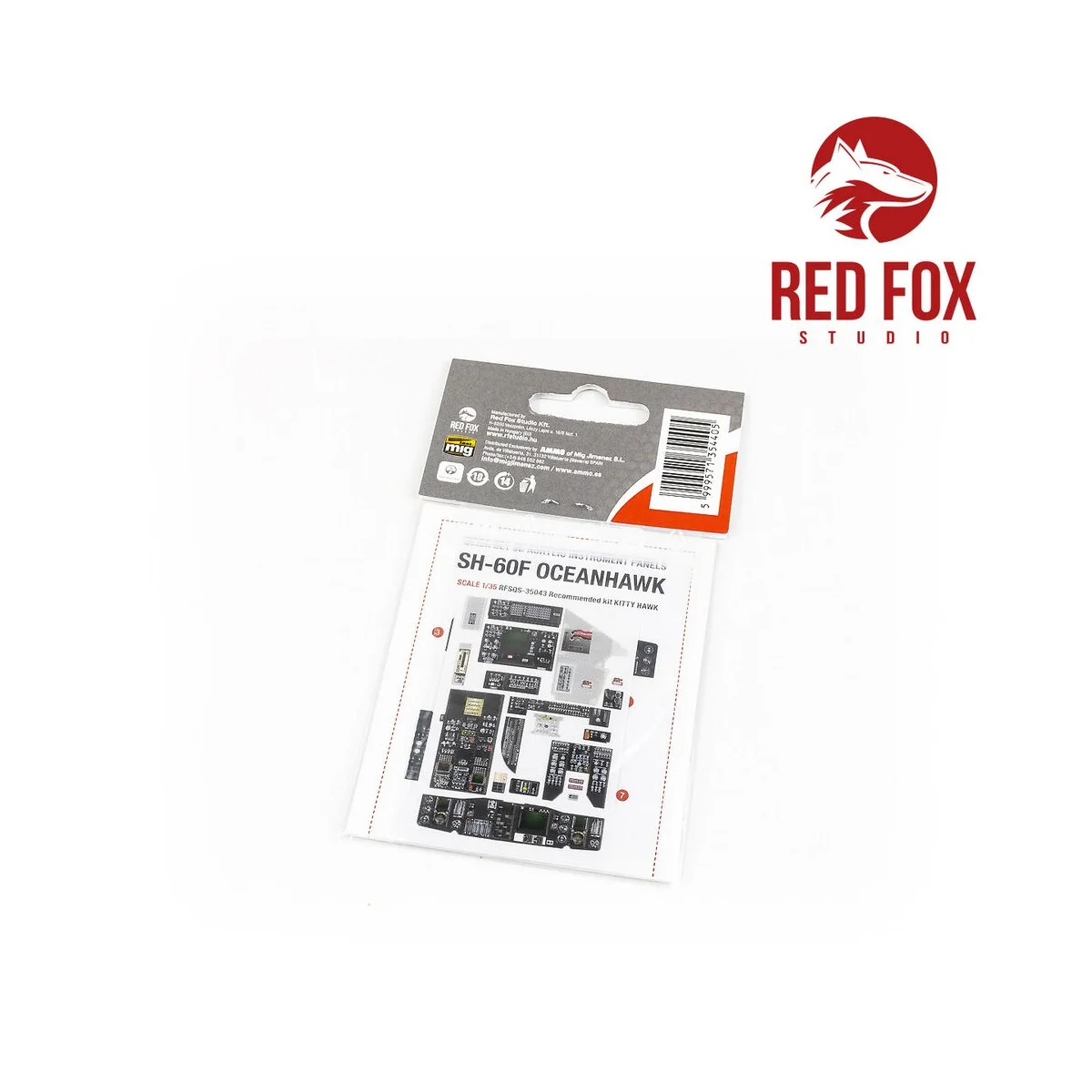1/35 SH-60F Ocean Hawk (for Kitty Hawk kit), 1/35 - Red Fox Studio ...