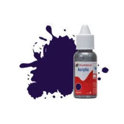 HUMBROL ACRYLIC DROPPER BOTTLE 14ML No 68 Purple Gloss - Humbrol DB...