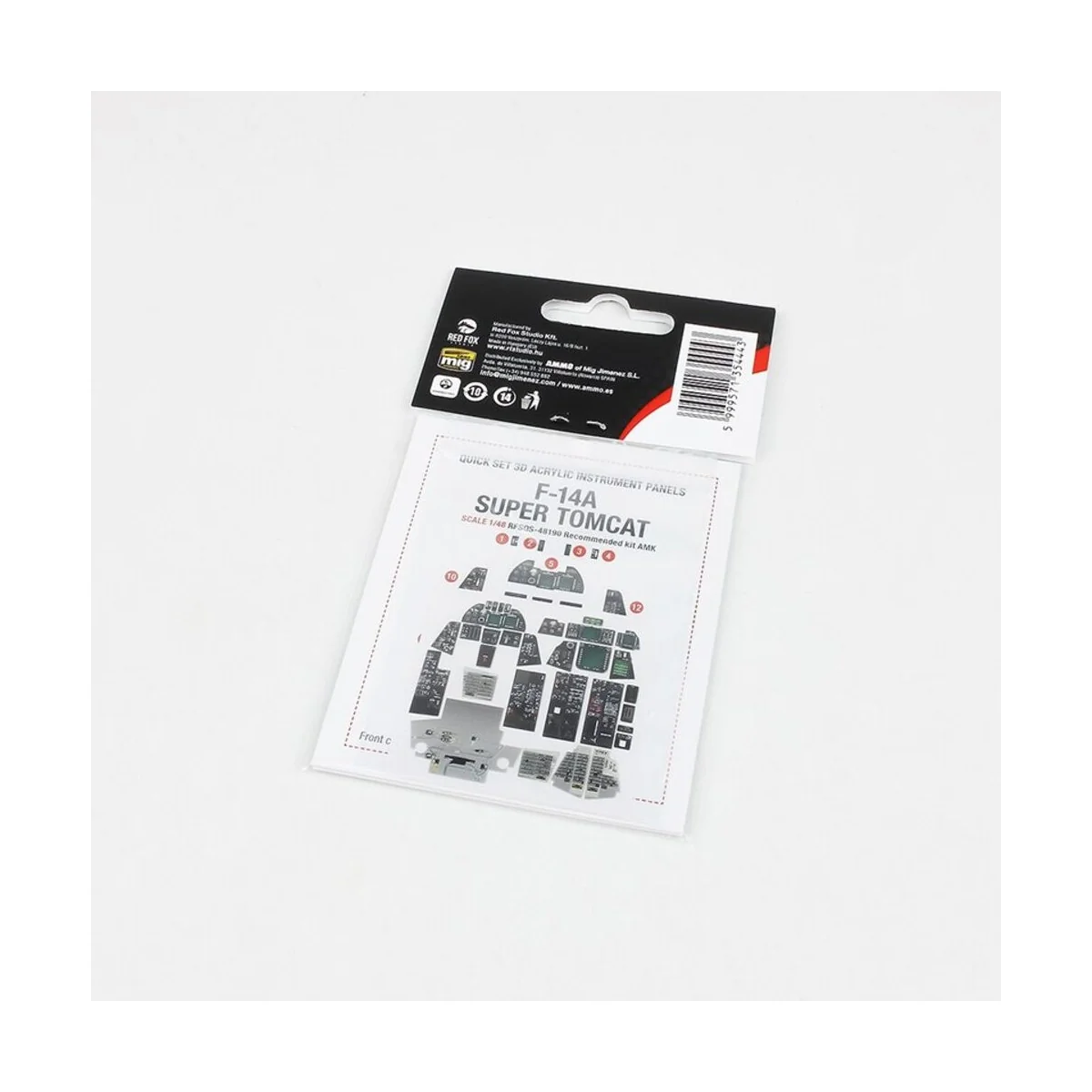 Grumman F-14D Super tomcat (for AMK kit) - Red Fox Studio RFSQS-48190