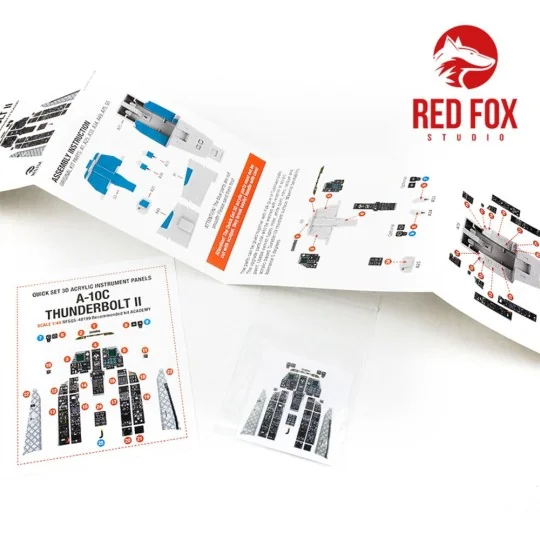 A-10C Thunderbolt II (for Academy/Hobby 2000 kits), 1/48 - Red Fox ...
