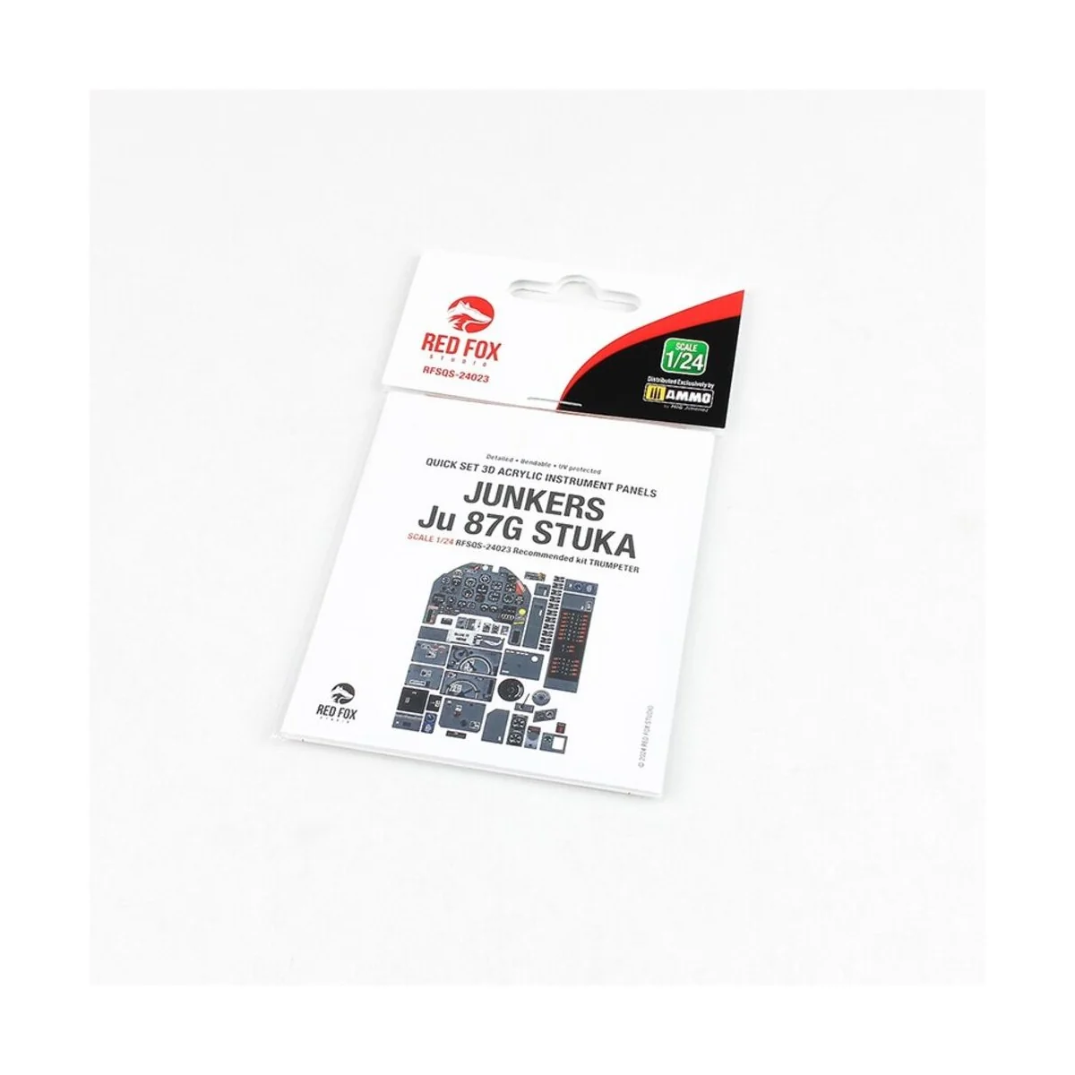 Ju 87G Stuka (for Trumpeter kit), 1/24 - Red Fox Studio RFSQS-24023