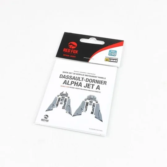 Dassault-Dornier Alpha Jet A (for Kinetic kit), 1/48 - Red Fox Stud...