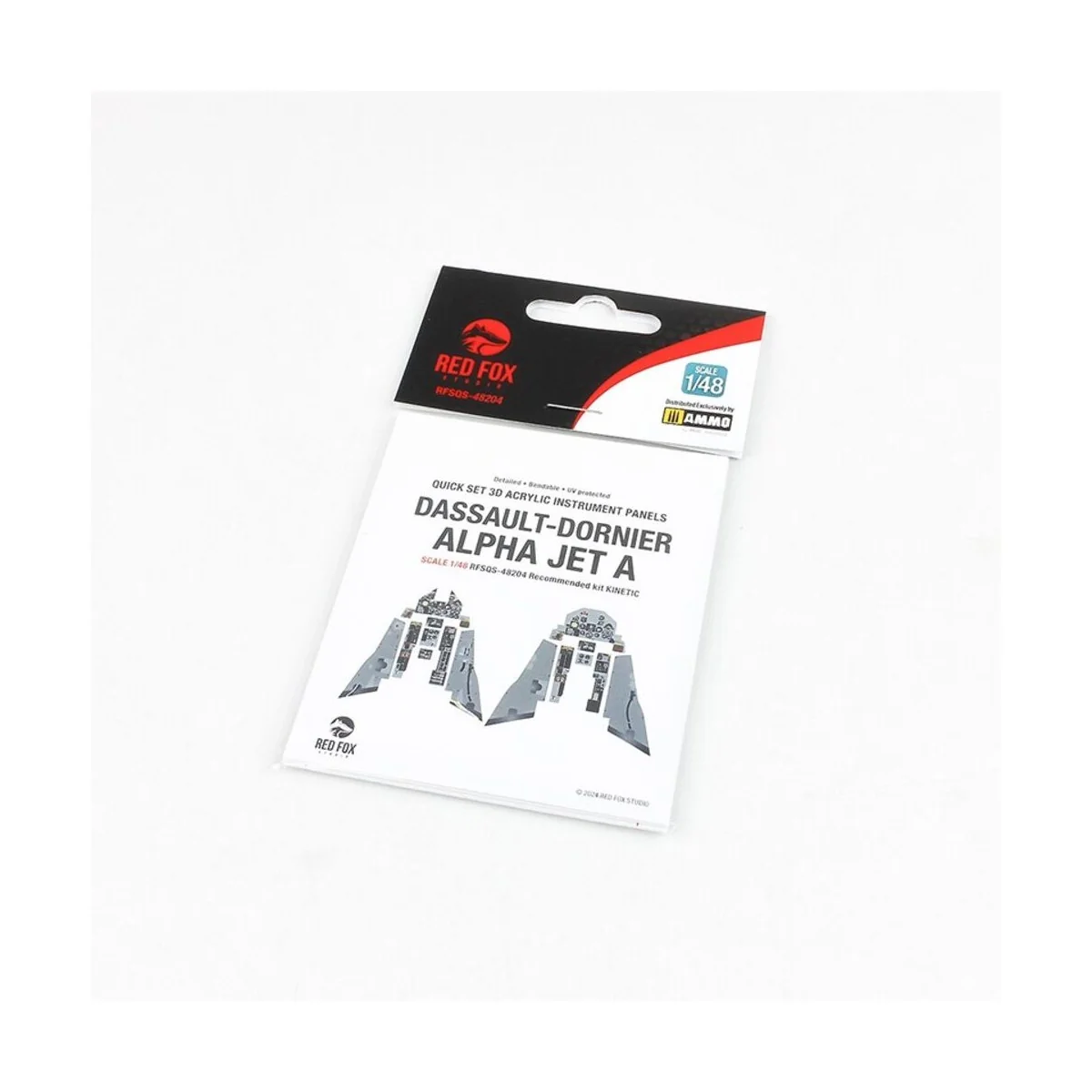 Dassault-Dornier Alpha Jet A (for Kinetic kit), 1/48 - Red Fox Stud...