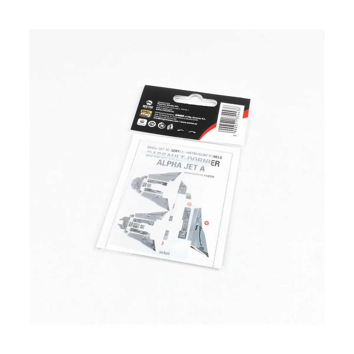 Dassault-Dornier Alpha Jet A (for Kinetic kit), 1/48 - Red Fox Stud...