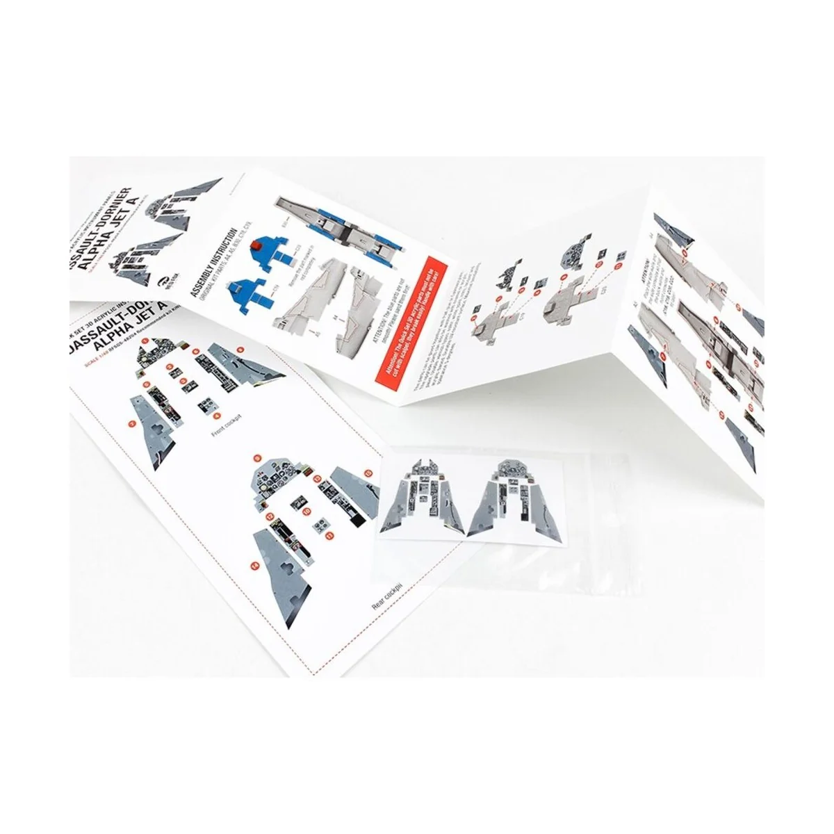 Dassault-Dornier Alpha Jet A (for Kinetic kit), 1/48 - Red Fox Stud...