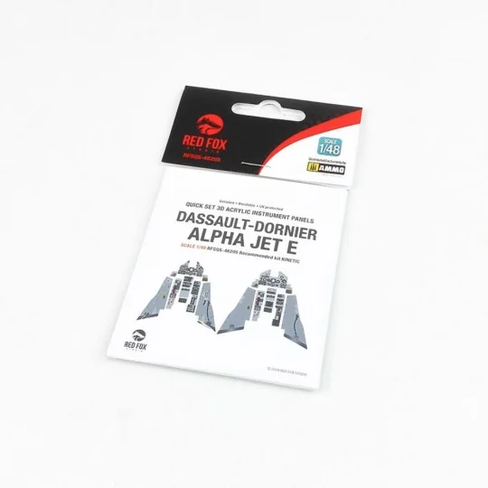Dassault-Dornier Alpha Jet E (for Kinetic kit), 1/48 - Red Fox Stud...