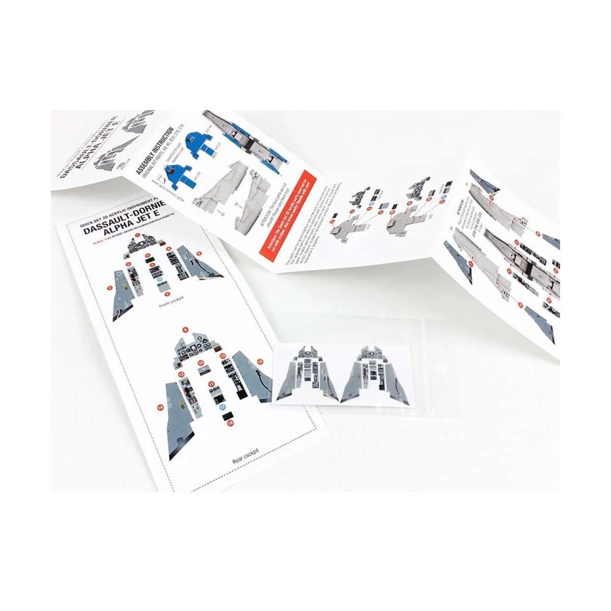 Dassault-Dornier Alpha Jet E (for Kinetic kit), 1/48 - Red Fox Stud...