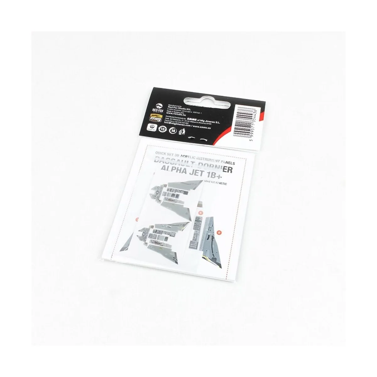 Dassault-Dornier Alpha Jet 1B+ (for Kinetic kit), 1/48 - Red Fox St...