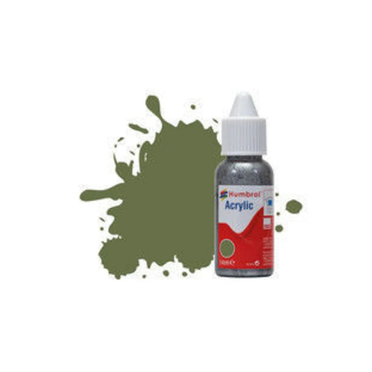 HUMBROL ACRYLIC DROPPER BOTTLE 14ML No.80 Grass Green Matt - Humbro... HUMBROL ACRYLIC DROPPER BOTTLE 14ML No.80 Grass Green Matt - Humbro...