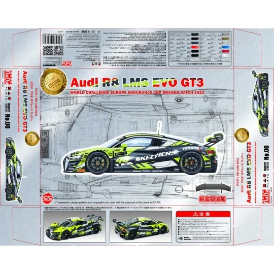 Audi R8 LMS GT3 World Challenge Europe Imola 2022 - NUNU-BEEMAX PN2...