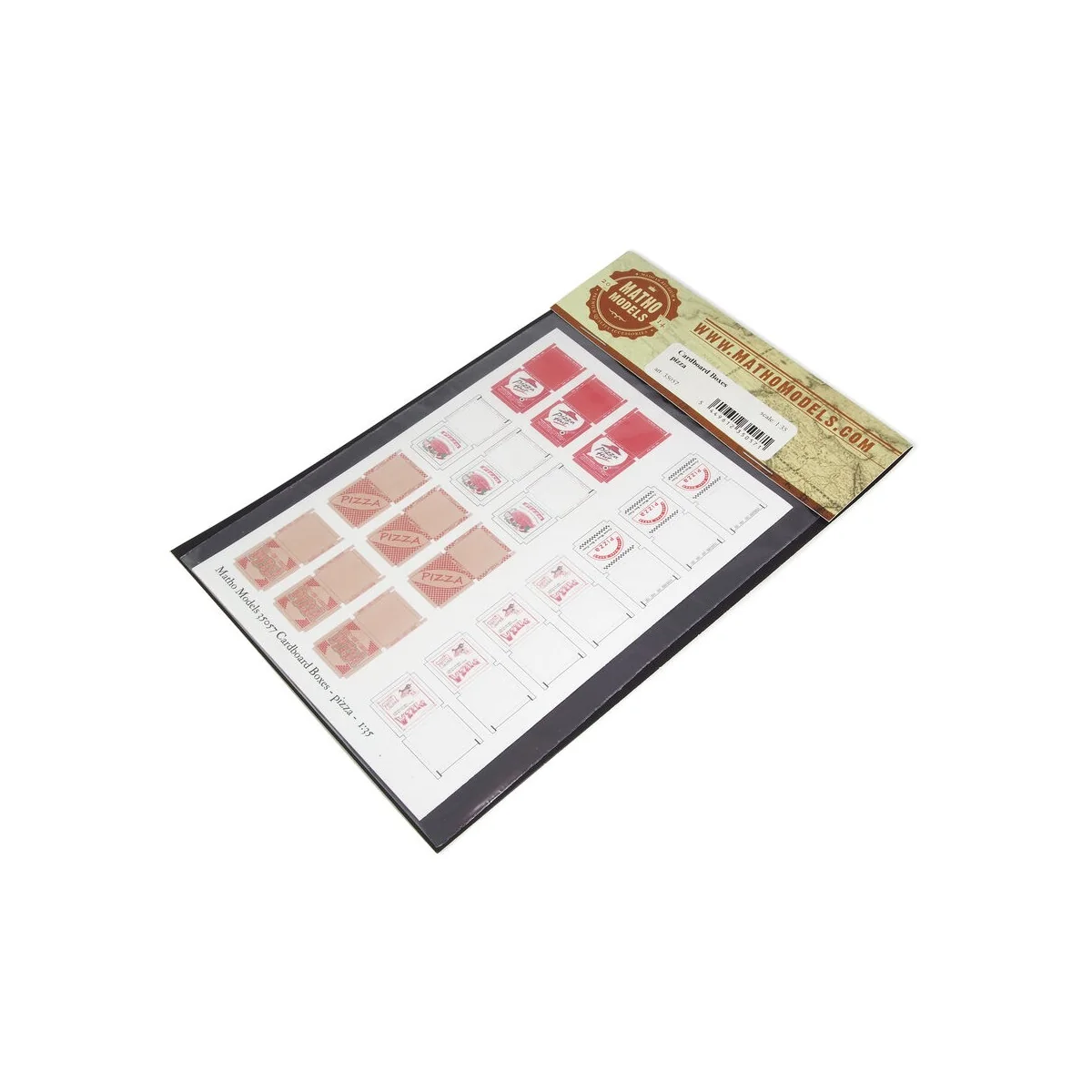 Cardboard Boxes - pizza, 1/35 - Matho Models 35057