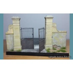 Metal Fence Set B - Gate - Matho Models 35060