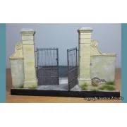 Metal Fence Set B - Gate - Matho Models 35060