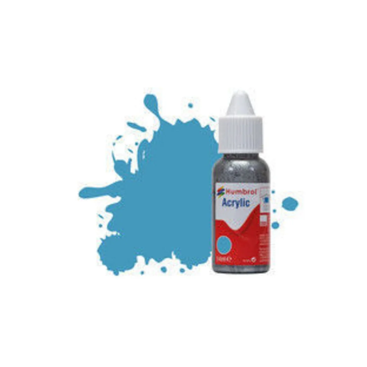 HUMBROL ACRYLIC DROPPER BOTTLE 14ML No 89 Middle Blue Matt - Humbro...