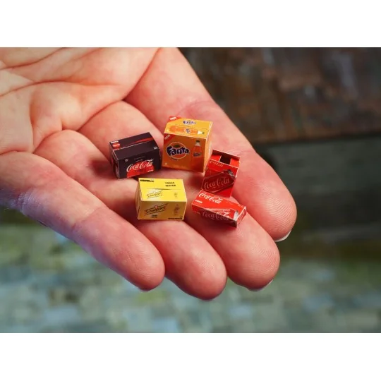 Cardboard Boxes - soda, 1/35 - Matho Models 35073 Cardboard Boxes - soda, 1/35 - Matho Models 35073