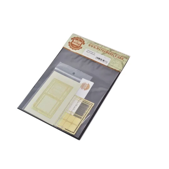 Metal Fence B - big set with gate, 1/35 - Matho Models 35087