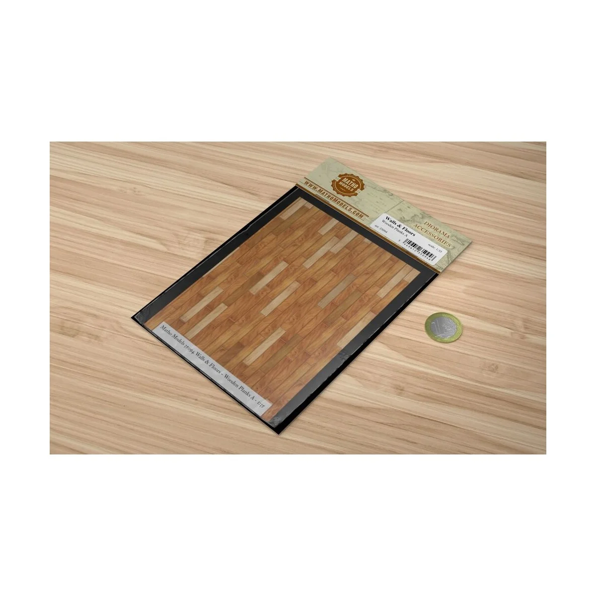 Walls & Floors - Wooden Planks A, 1/35 - Matho Models 35094