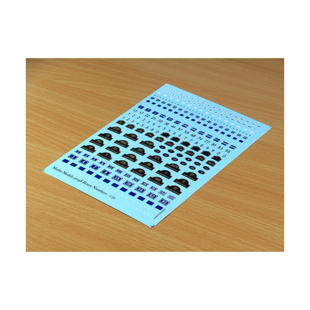House Numbers - Matho Models 35098