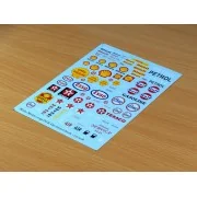 Oil & Gas Station decals, 1/35 - Matho Models 35099