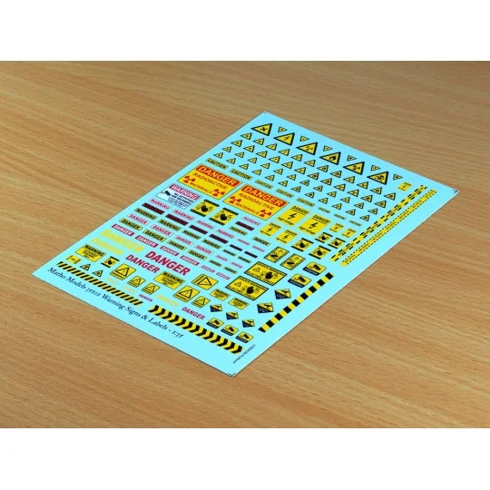 Warning Signs & Labels - Matho Models 35101