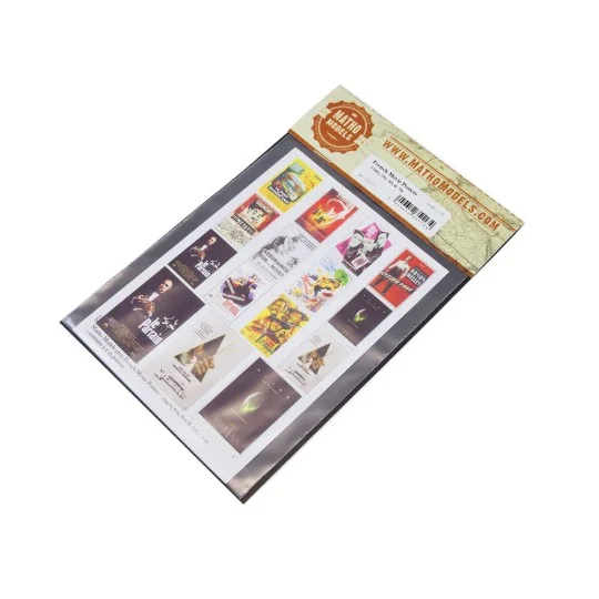 French Movie Posters - 1940s, 50s, 60s & 70s - Matho Models 35113